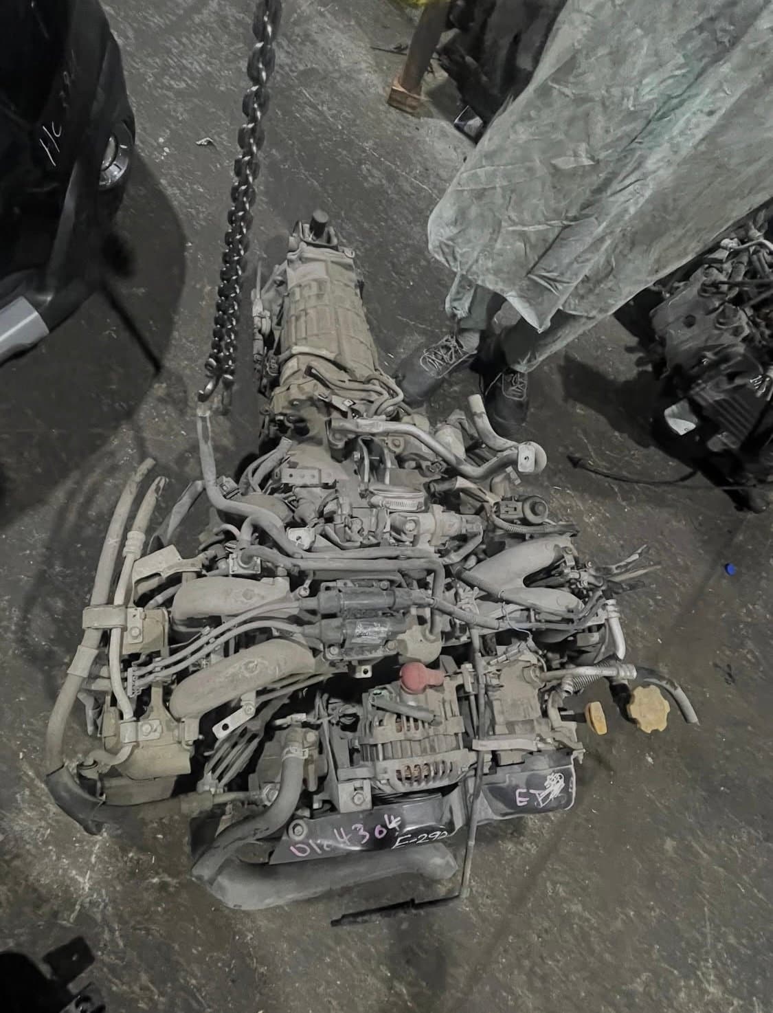 Subaru EJ15 complete engine and gearbox